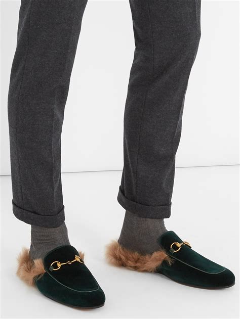 gucci loafers fur men|men's gucci loafers outlet.